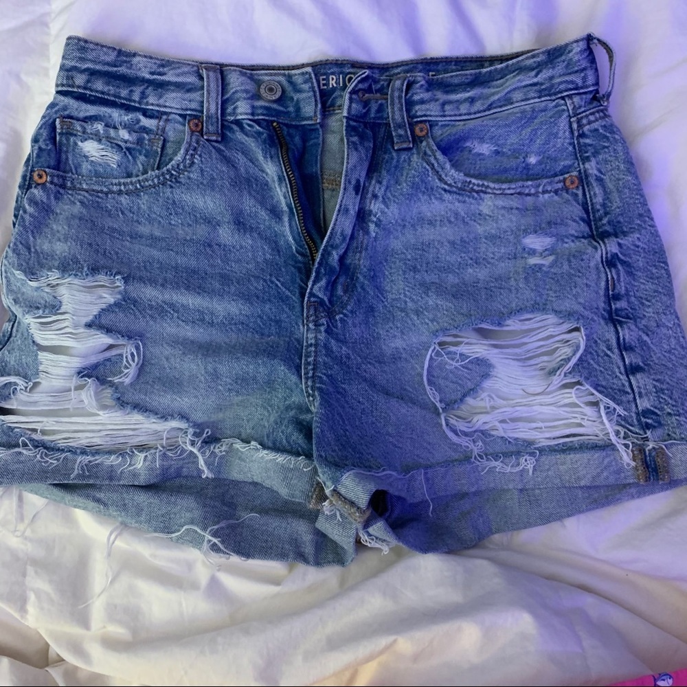 american eagle jean shorts